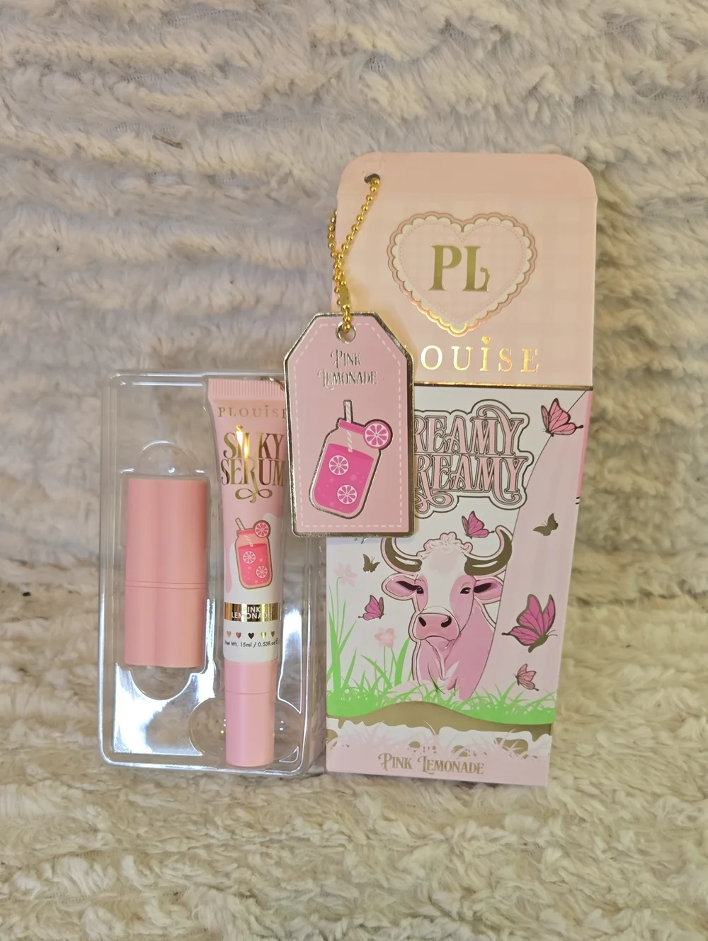 Pink Lemonade Creamy Dreamy Silky Serum Lip Set - Pink